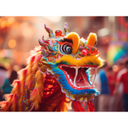 Dragon at a Chinese New Year Celebration