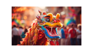 Dragon at a Chinese New Year Celebration