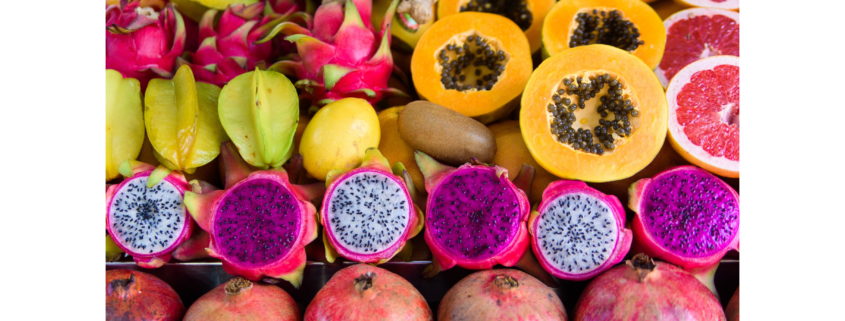 Fruit at a farmers market