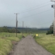 Runner on Mana Road towards Mauna Kea