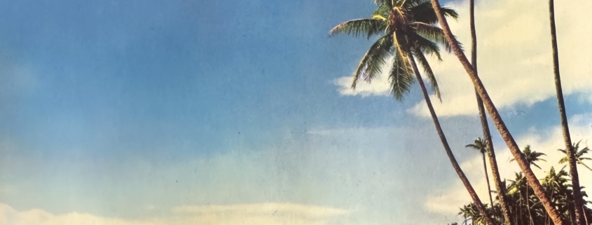 Postcard of Punalu'u Beach in 1965