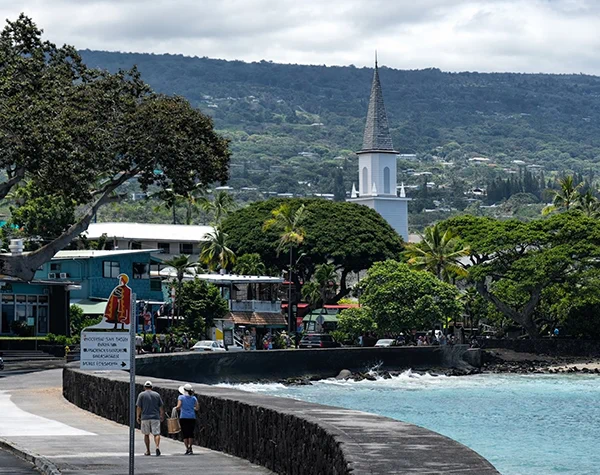 Kailua-Kona town Kailua-Kona town