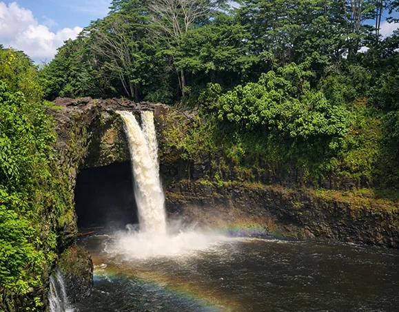 Kailua-Kona waterfall