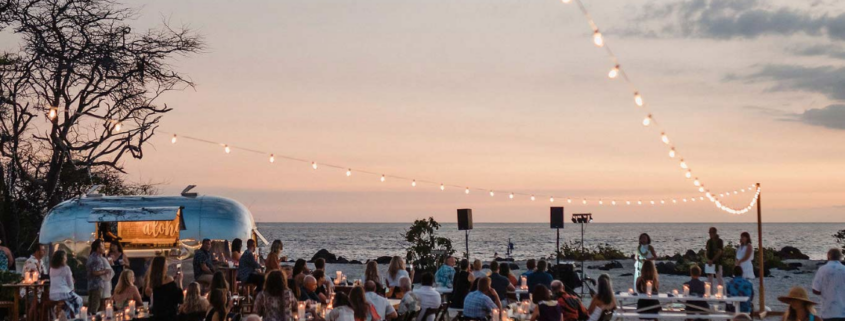Wedding at Kona Sea Salt at Sunset